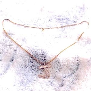 Bauble Bar J Initial Statement Necklace
